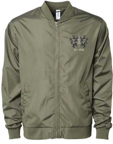 Lion Crest Bomber Jacket