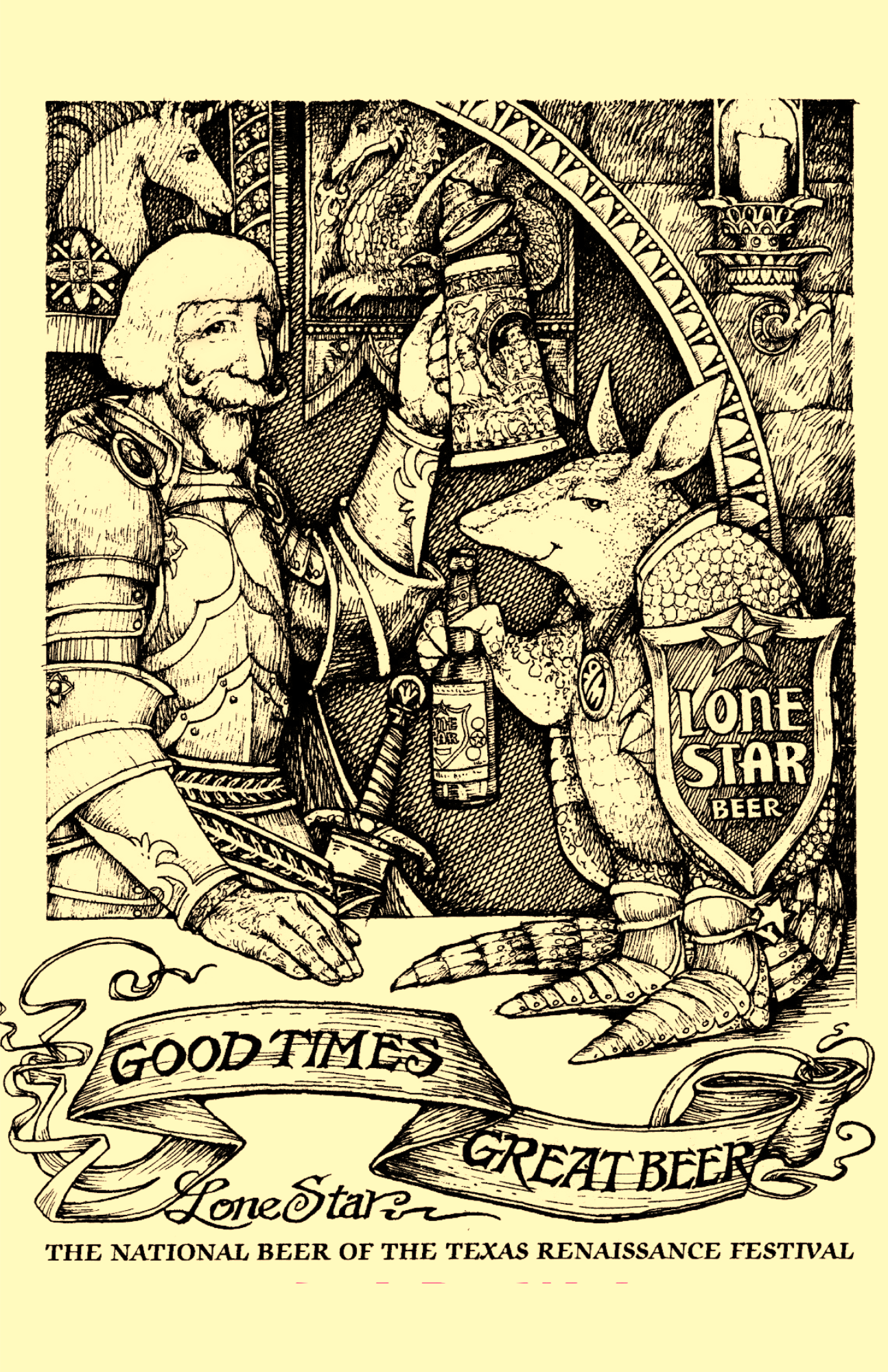 Real Musgrave Postcard: Lonestar