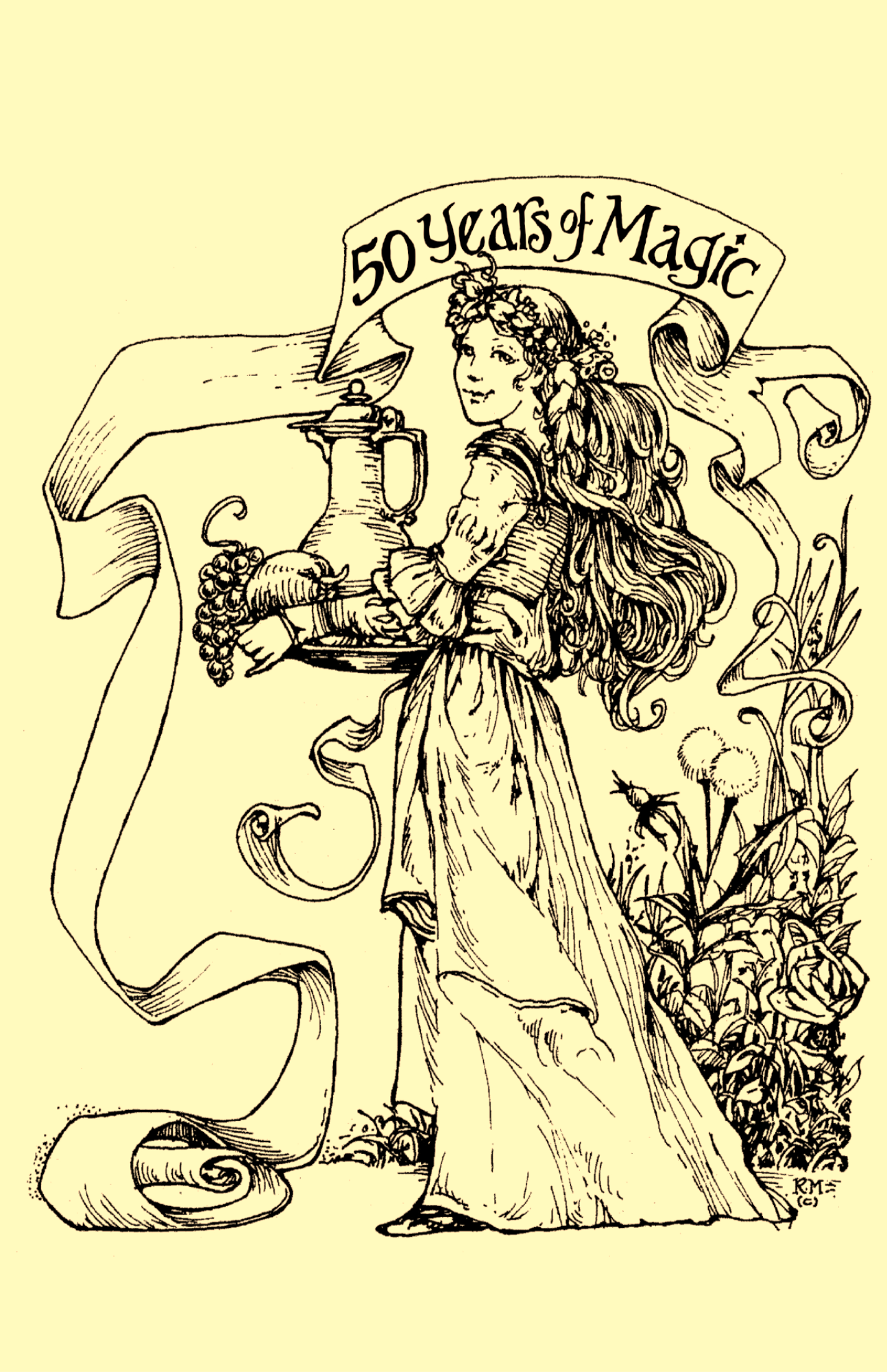 Real Musgrave Postcard: Wench