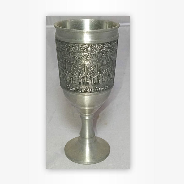 2016 Pewter Shot Goblet: New Market Gazebo