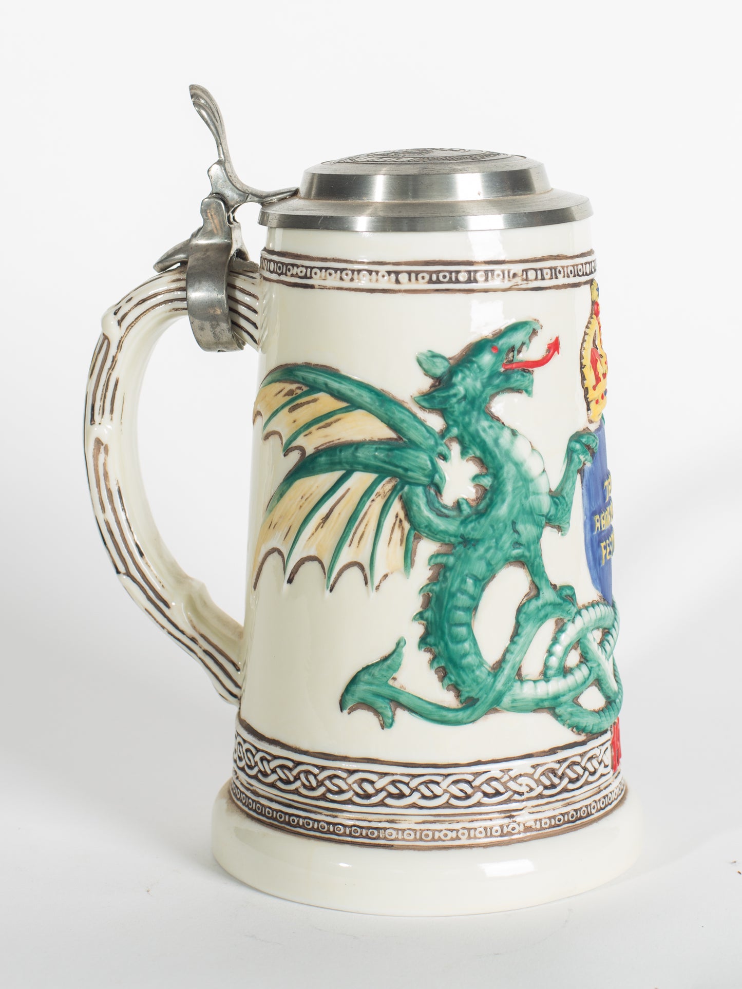 1989 Tankard: Vintage Medieval Dragon