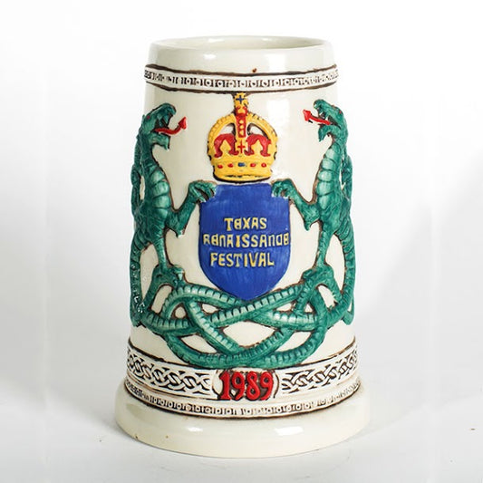 1989 Tankard: Vintage Medieval Dragon