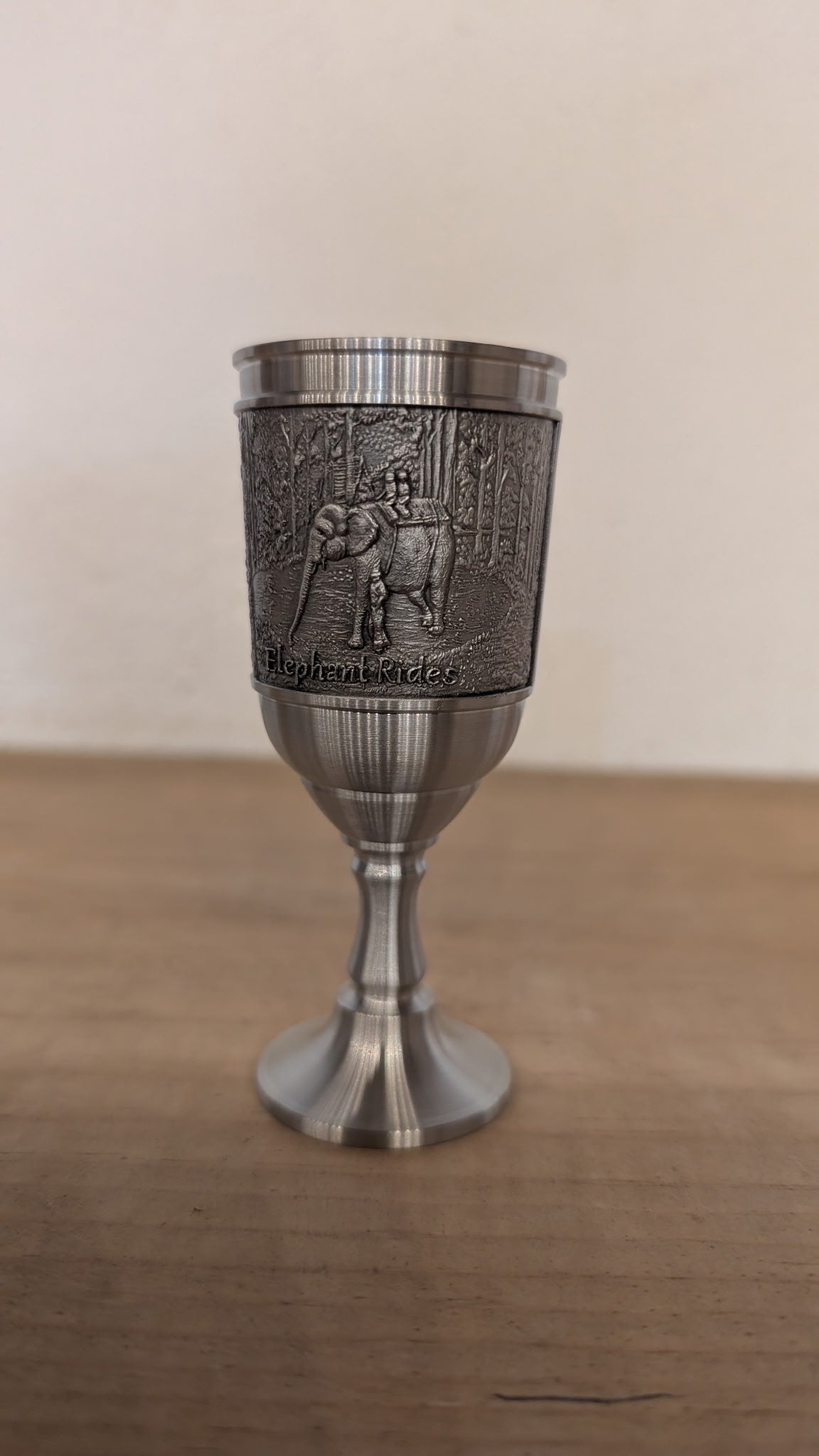 2026 Pewter Shot Goblet: Elephant Rides
