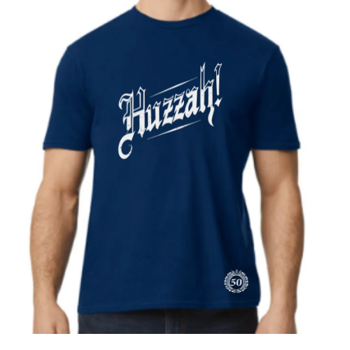 Unisex: 50th Anniversary Huzzah Tee