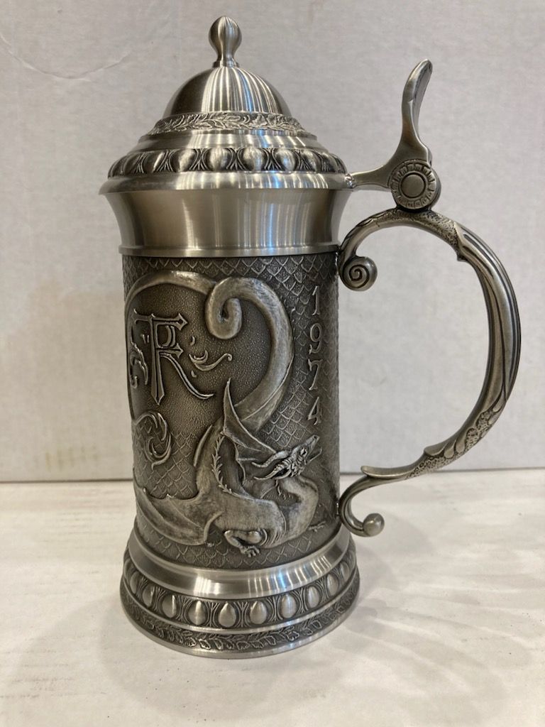 2024 Pewter Stein:  50th Anniversary Dueling Dragons