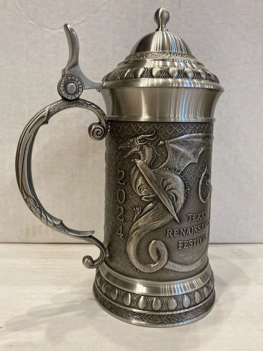 2024 Pewter Stein:  50th Anniversary Dueling Dragons