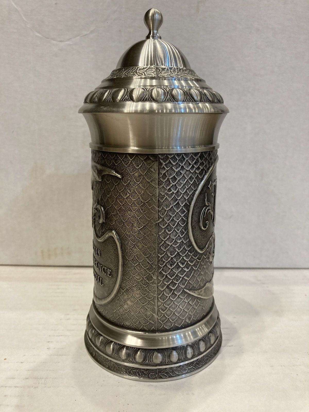 2024 Pewter Stein:  50th Anniversary Dueling Dragons